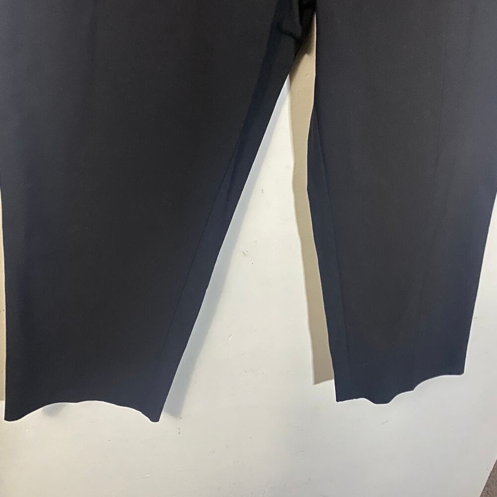 Counterparts NWT Button Sailor Capris Petite Black Crop Pant Slim Leg Sz 12P - Picture 6 of 10